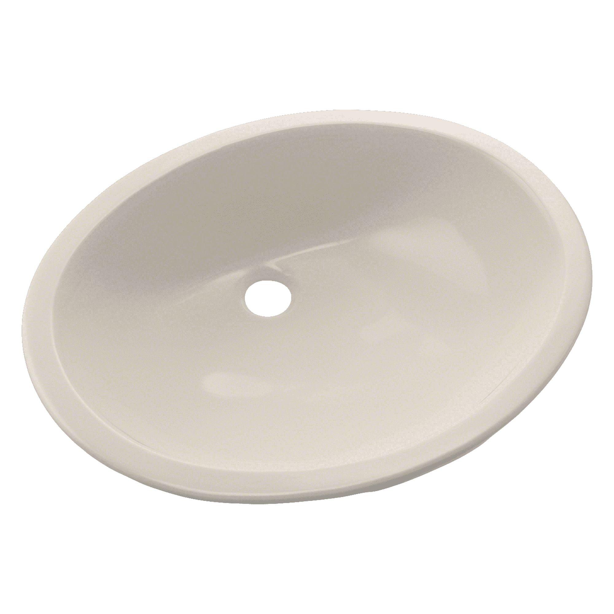 Rendezvous® Vitreous China Oval Undermount Bathroom Sink with Overflow