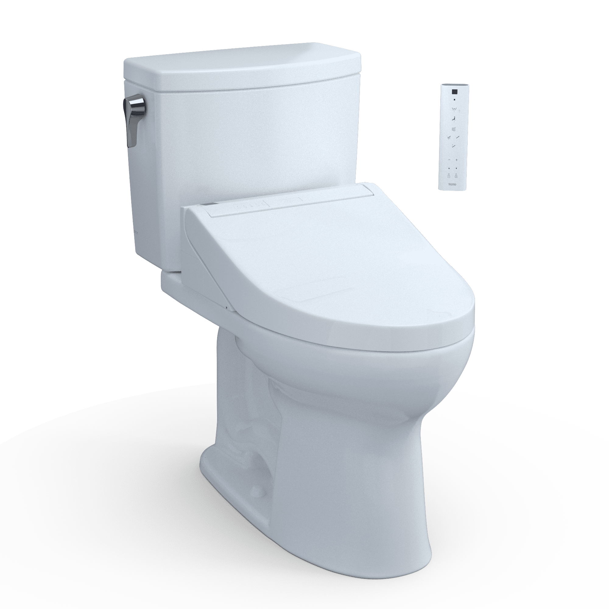 Drake 1 GPF (Water Efficient) Elongated Bidet Toilet with High Efficiency Flush (Seat Included)