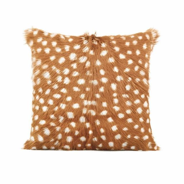 TOV Furniture Polka Dots Goatskin Throw Pillow