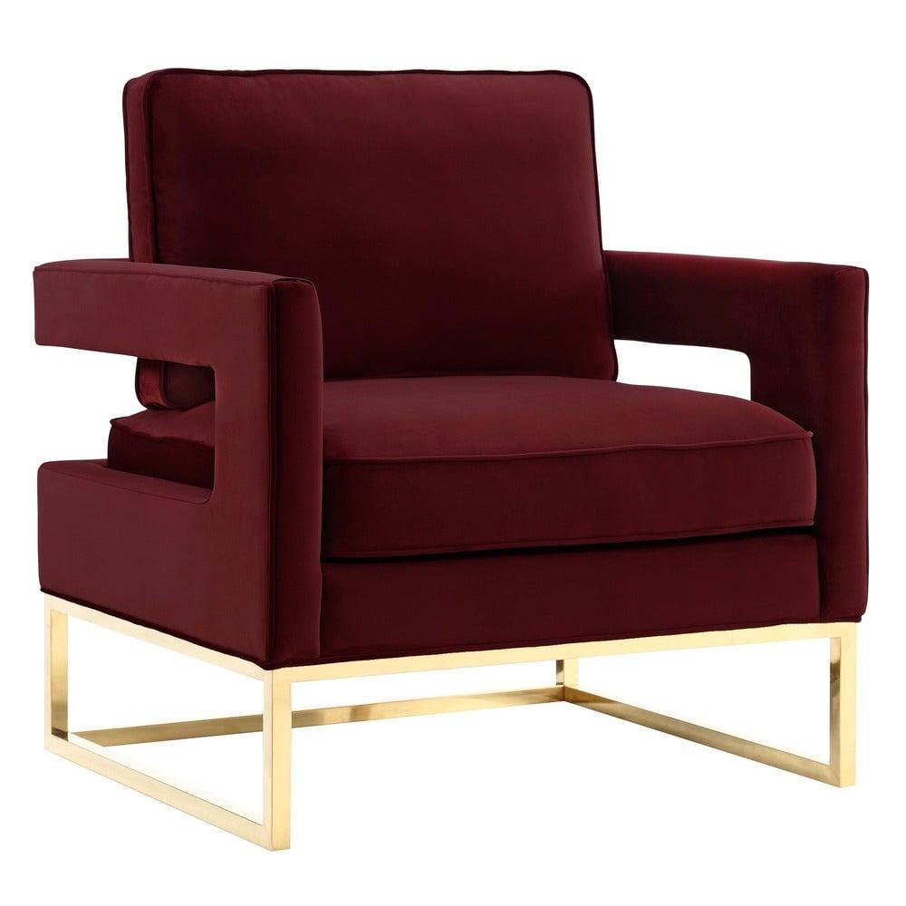 Velvet Accent Chair