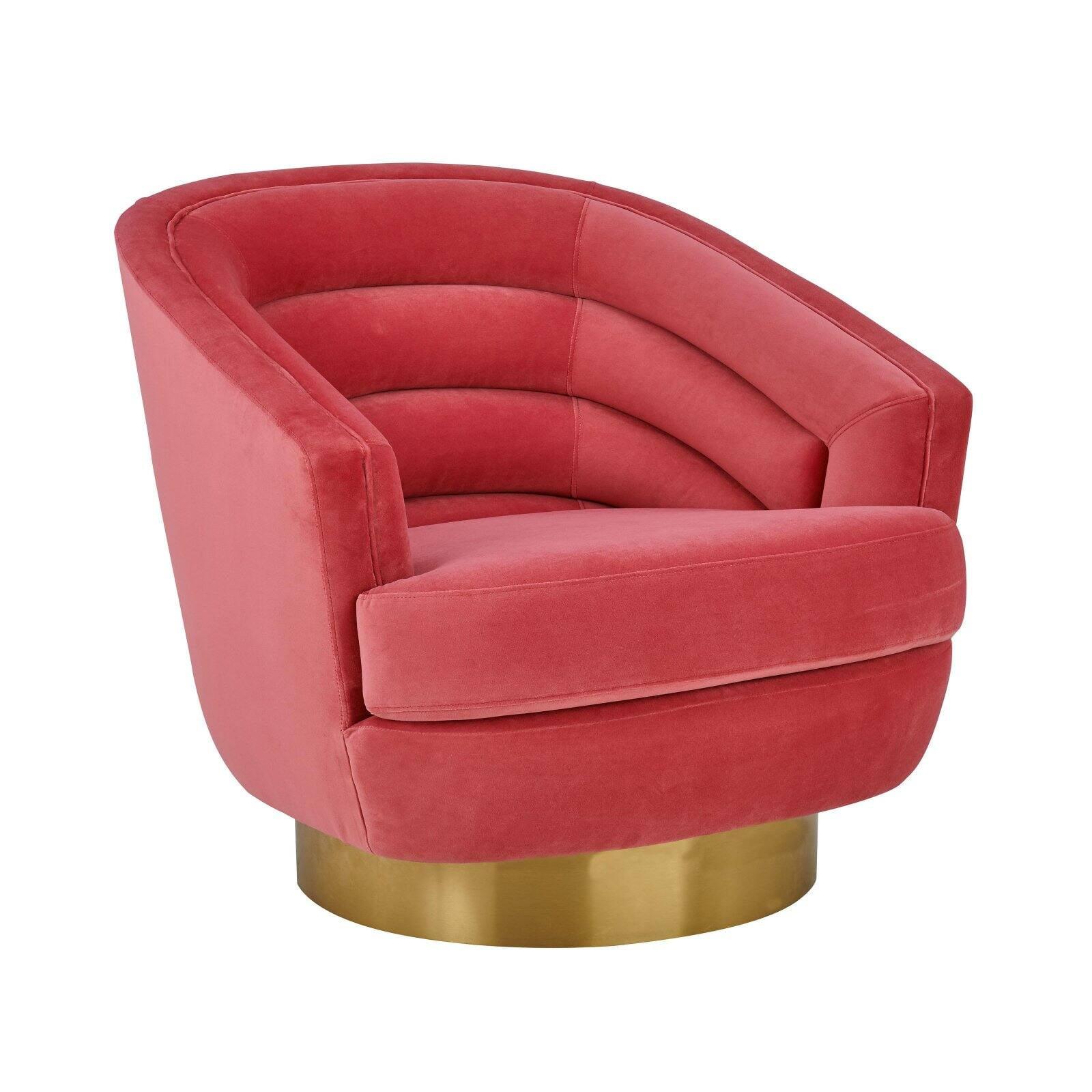 Canyon Velvet Swivel Chair