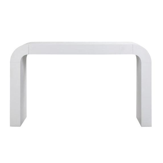TOV Furniture  Hump White Acacia Finish Console Table