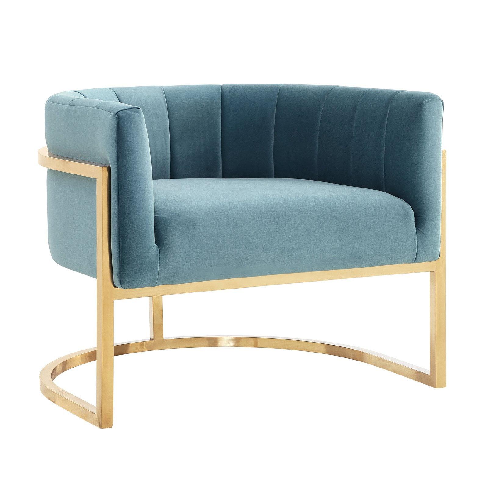 Velvet Barrel Chair