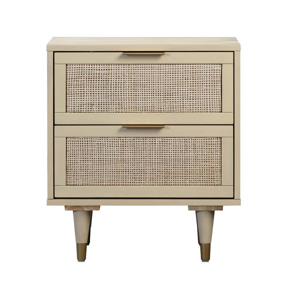 22'' W Cane Nightstand