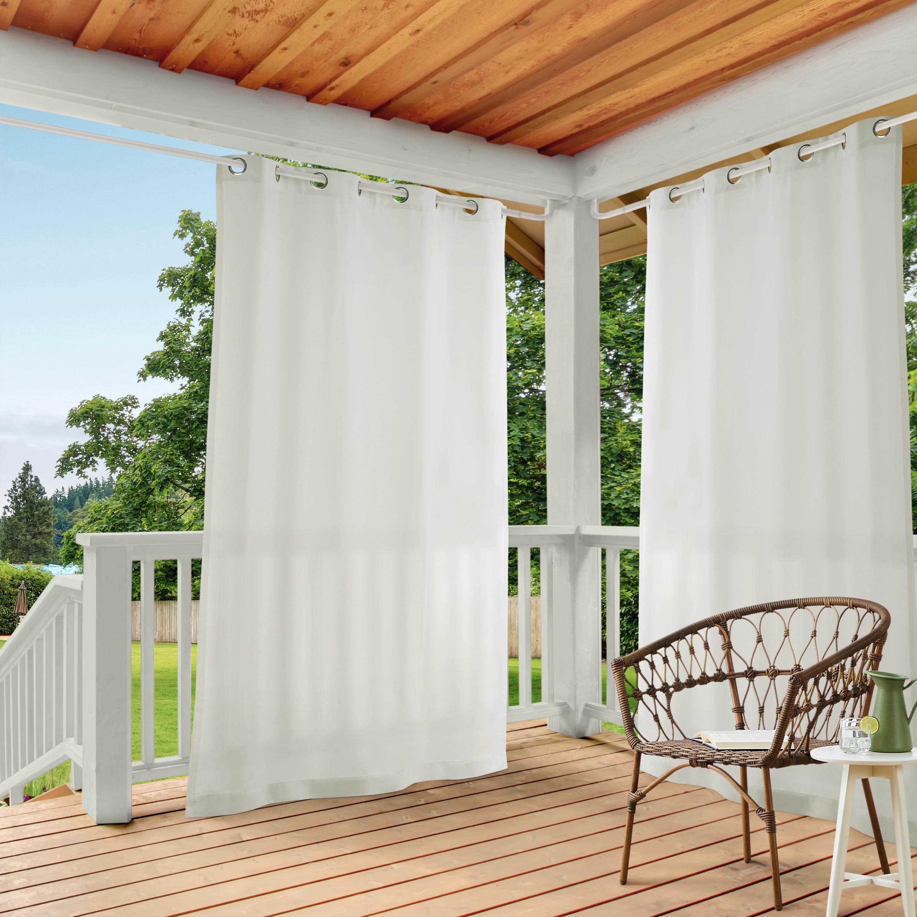 Cabana Solid Heavyweight Indoor Outdoor Curtains