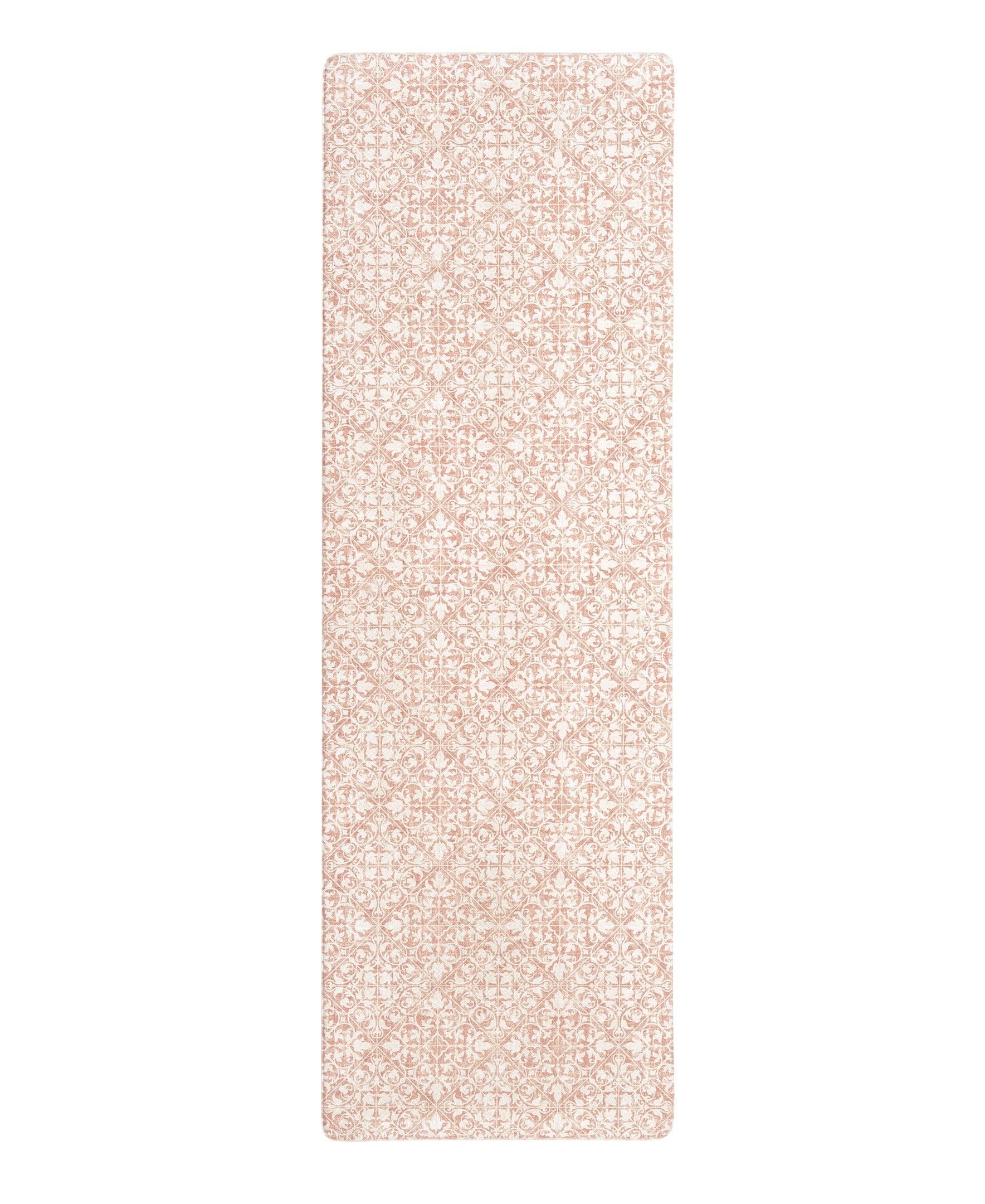 Town & Country Living TOWN & COUNTRY BASICS Comfort Plus Non-Slip Backing Vintage Medallion Tile Anti Fatigue Comfort Mat