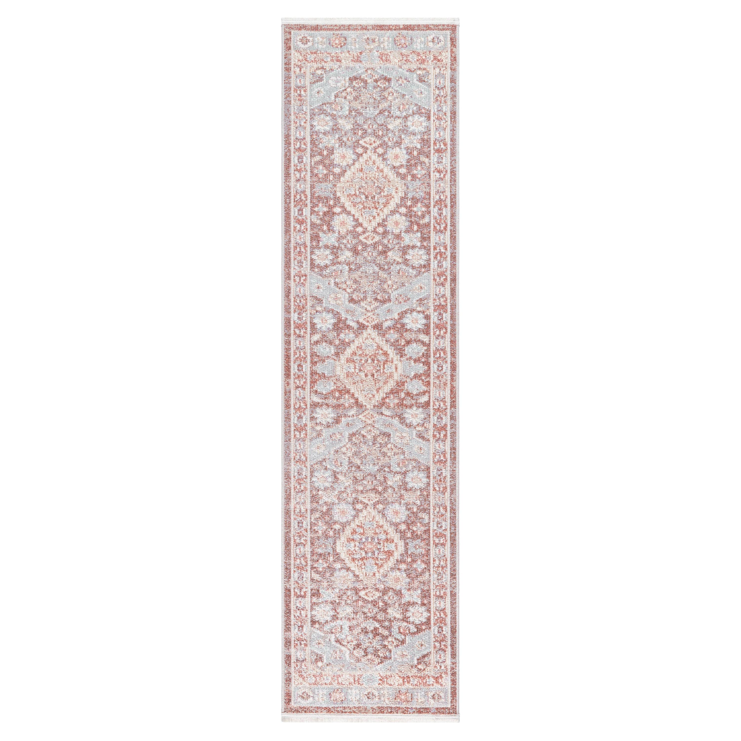 Town & Country Living Town & Country Everyday Rein Everwash Non-Slip Backing Washable Area Rug Brown/Grey
