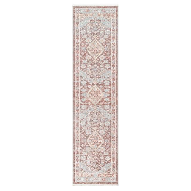 Town & Country Everyday Rein Everwash Non-Slip Backing Washable Area Rug Brown/Grey