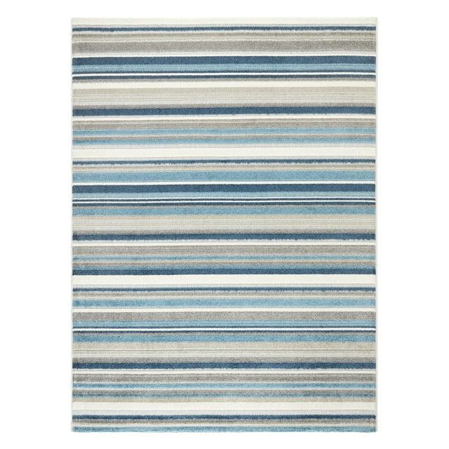 TOWN & COUNTRY EVERYDAY Rio Multicolor Stripe Outdoor Rug Blue/Multi
