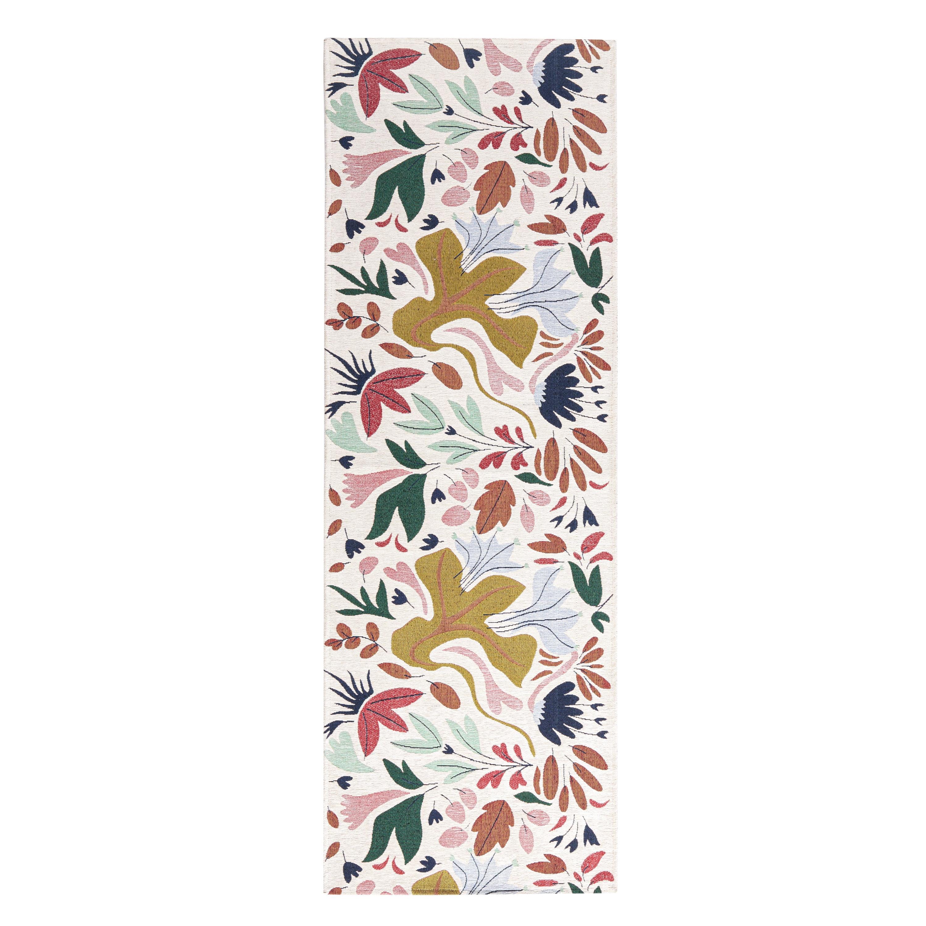 Town & Country Living Livie Floral Drip Everwash Washable Multi-Use Non-Slip Backing Decorative Rug