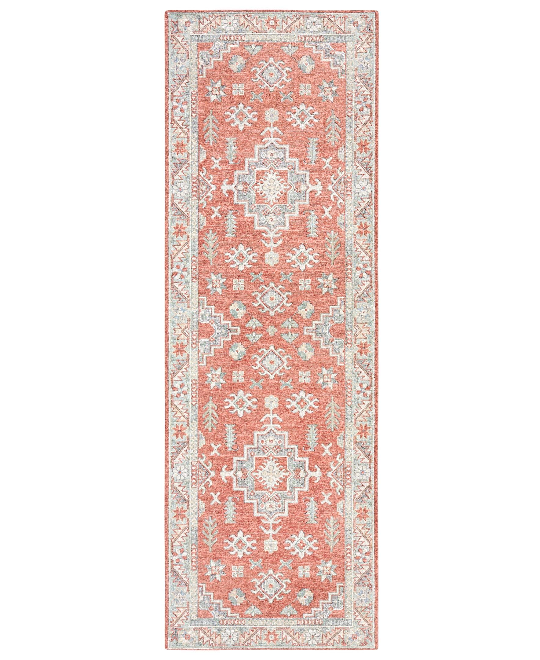 Town & Country Living TOWN & COUNTRY LUXE Livie Forever Vintage Everwash Washable Multi-Use, Non-Slip Kitchen Runner