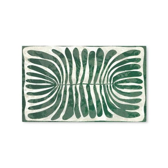 Town & Country Living TOWN & COUNTRY Luxe Livie Matisse Cutout Everwash Non-Slip Backing Washable Multi-Use Kitchen Mat