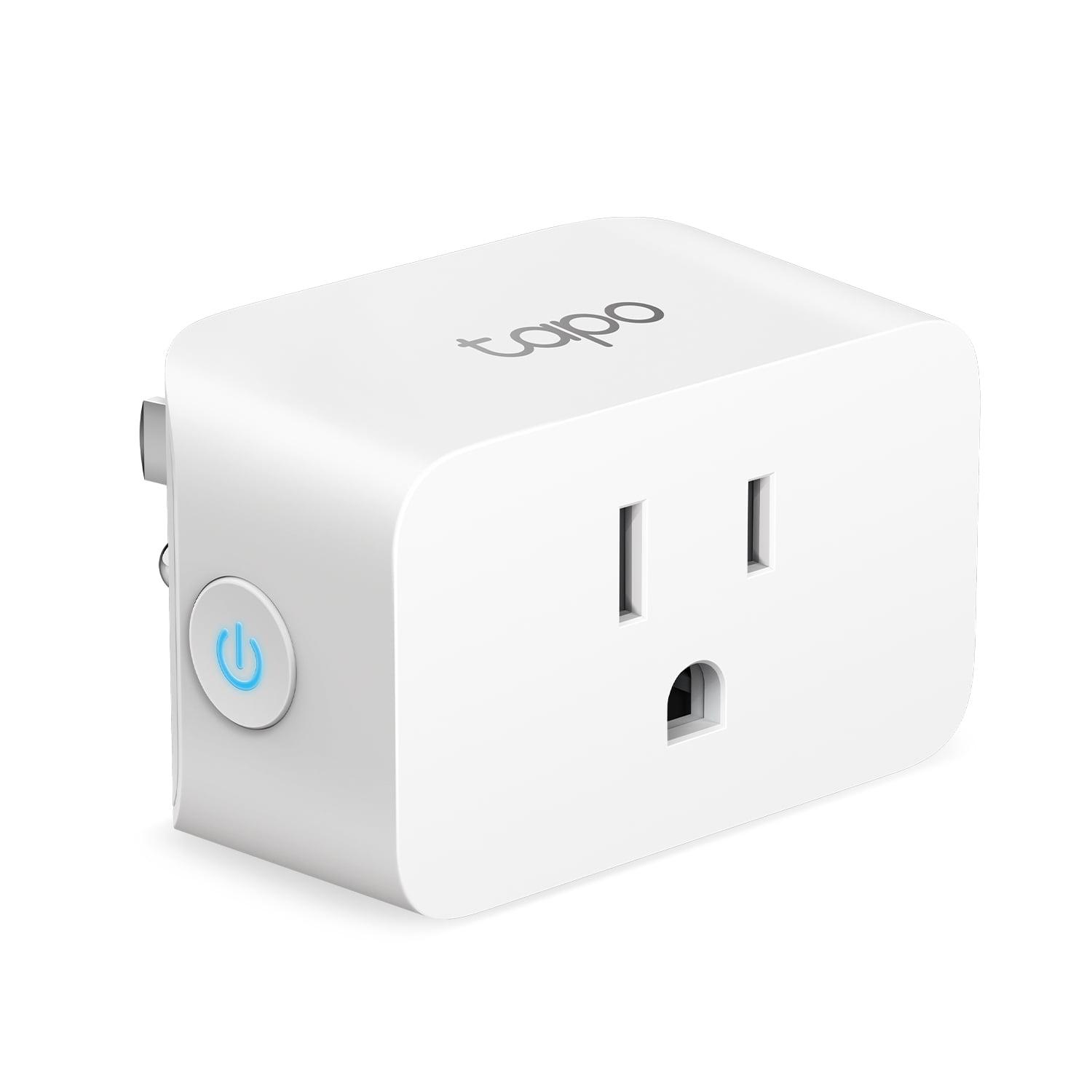 TP-Link Tapo Wi-Fi Smart Plug, Compatible with Apple Homekit, Amazon Alexa, Google Home, Samsung SmartThings, UL-Certified, Voice Control, Matter-Certified - PW15