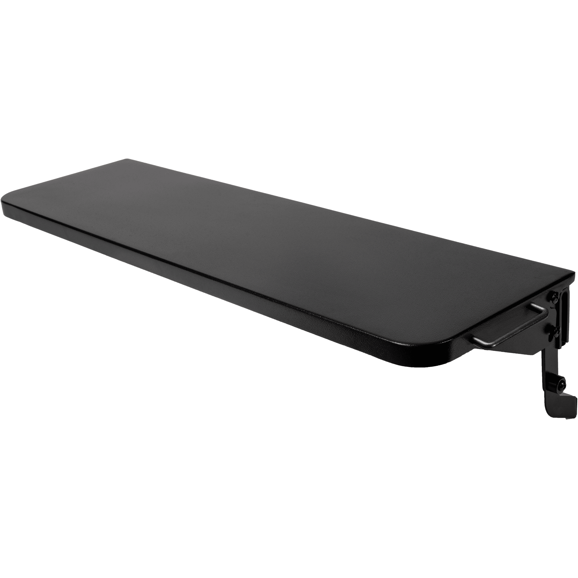 Black Steel XL Pop-And-Lock Folding Grill Shelf
