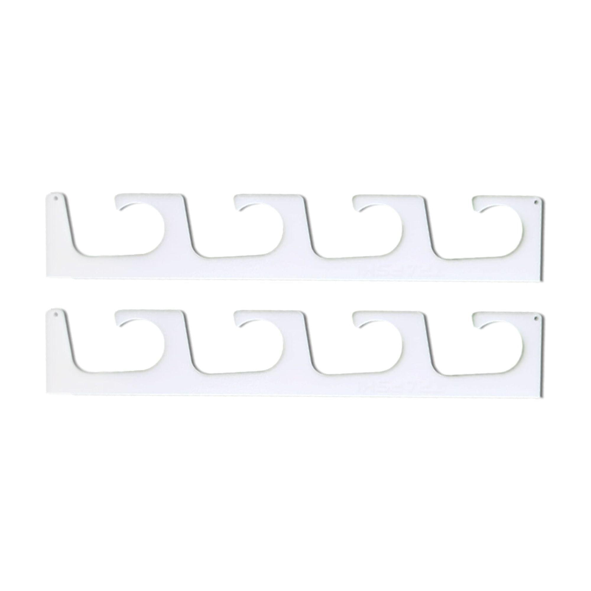 Made in the USA Fishing Rod/Pole Holder Rack Organizers | Wall or Ceiling Mounted Fishing Rod Rack | Durable Marine Grade HDPE Plastic | Fishing Pole Holder Holds up to 3 to 12 + Stackable