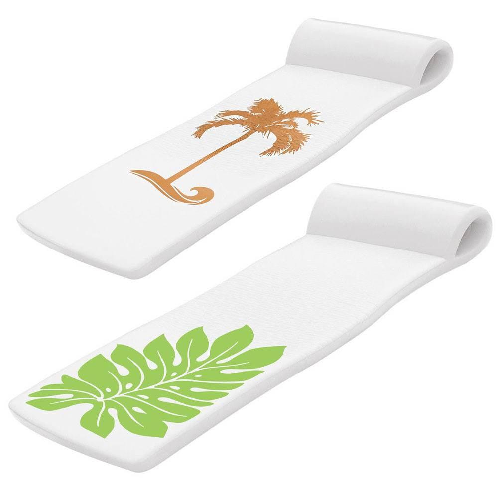 TRC Recreation Sunsation 1.75" Thick Foam Pool Float Lounger w/ Headrest for Lounging & Sunbathing in Swimming Pools, Beaches & Lakes, 70" x 26"