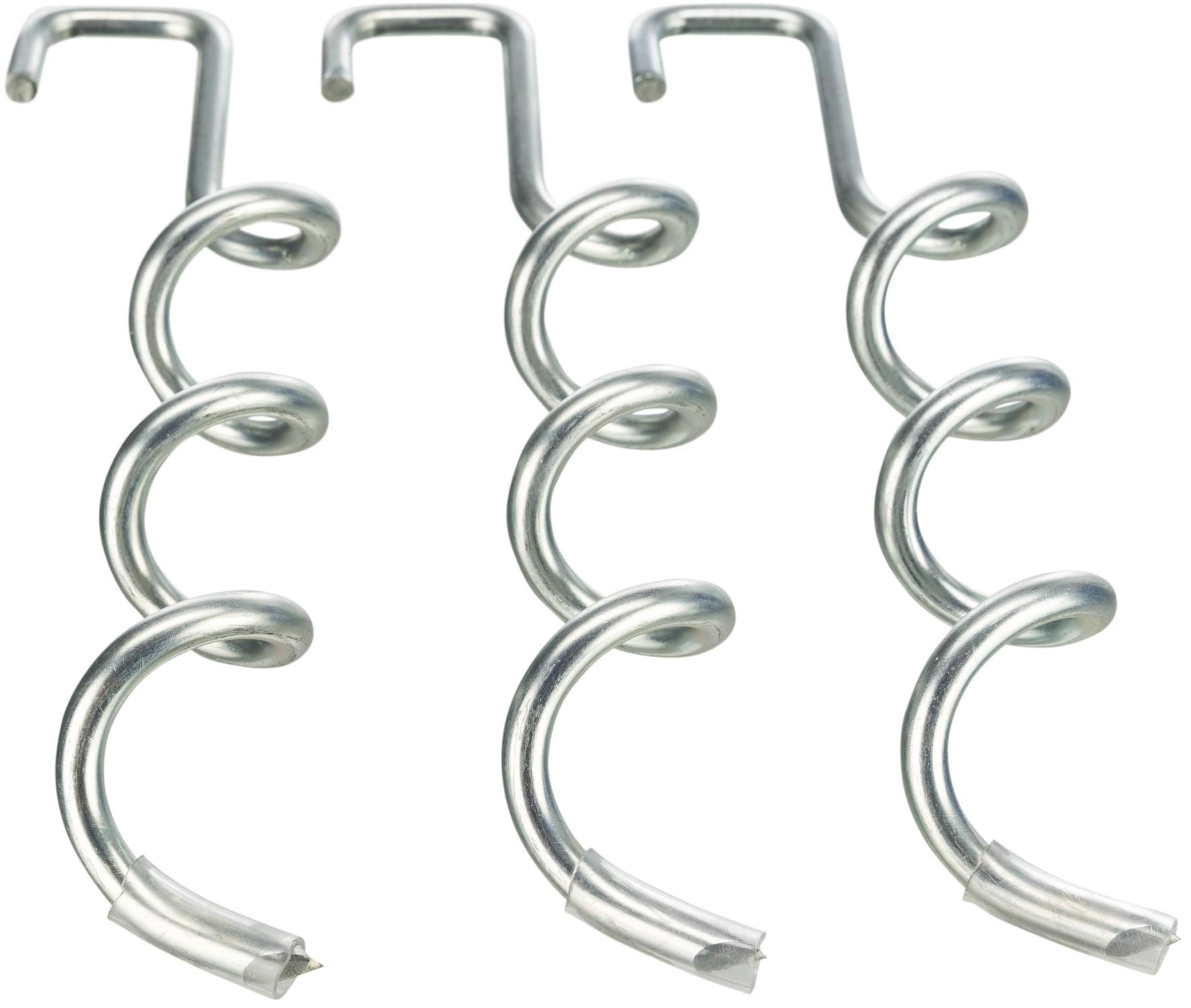 TRIXIE TRIXIE Deluxe Kennel Heavy Duty Steel Ground Stakes, Twist, 3 pc (Set of 3)