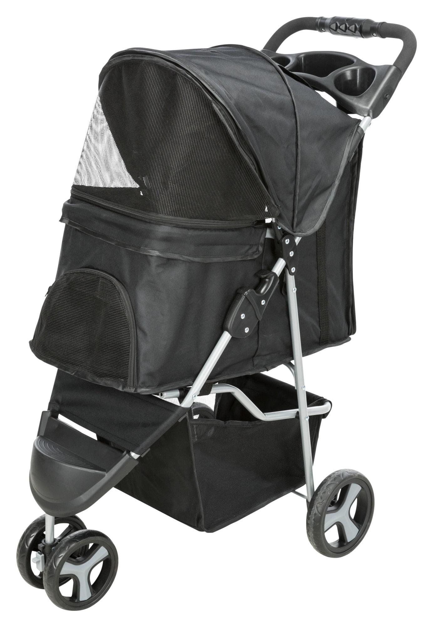TRIXIE TRIXIE Dog Stroller for Small Dogs and Cats, Lightweight and Compact Pet Stroller