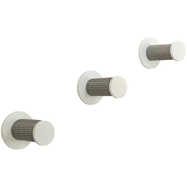 TRIXIE TRIXIE Wall Set 3, Indoor Wall Mounted Cat Climbing System, 3 Sisal Climbing Steps, Jumping Platform, Perches