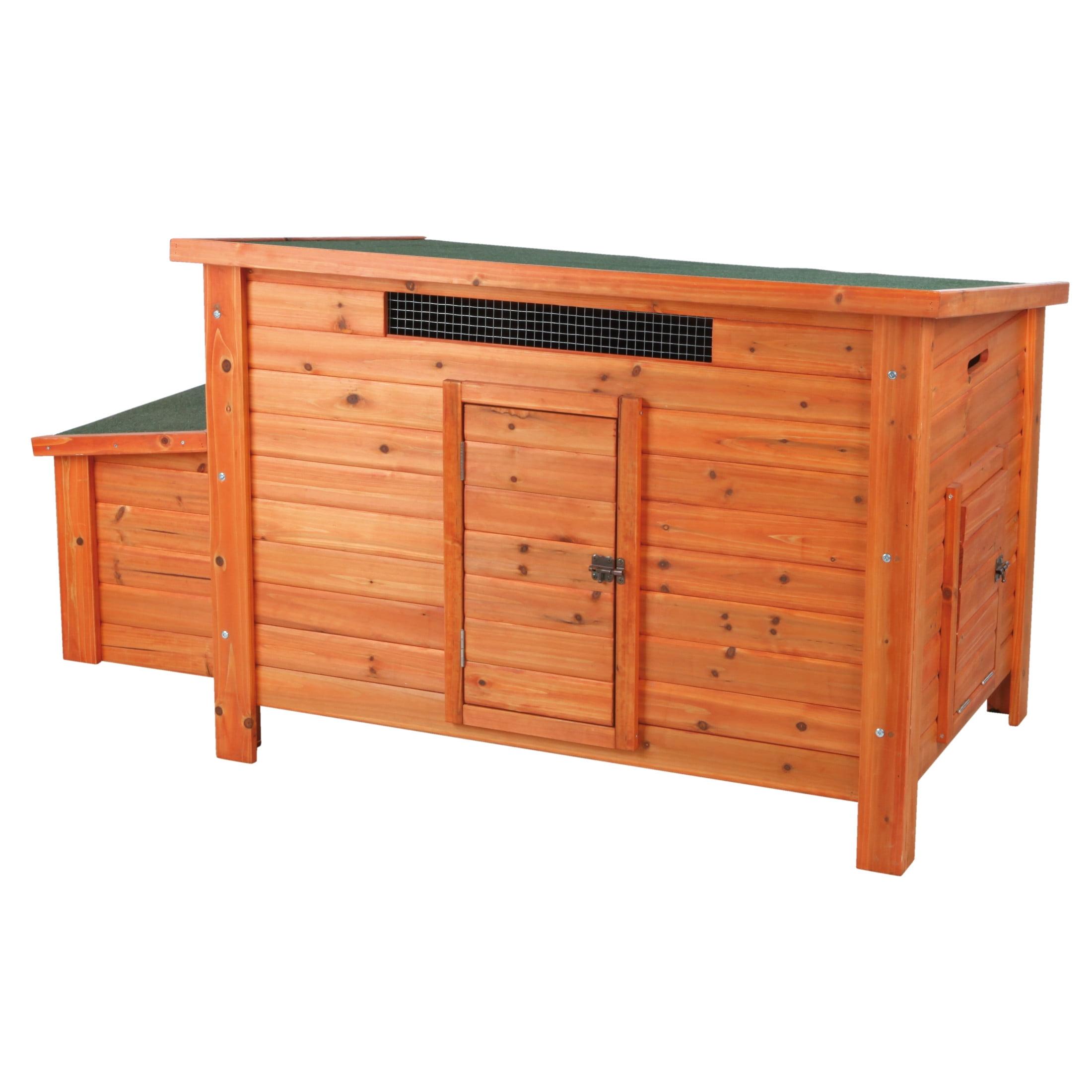 TRIXIE TRIXIE Chicken Coop with Nesting Box, up to 2 Chickens (Standard Size) or 4 Bantams