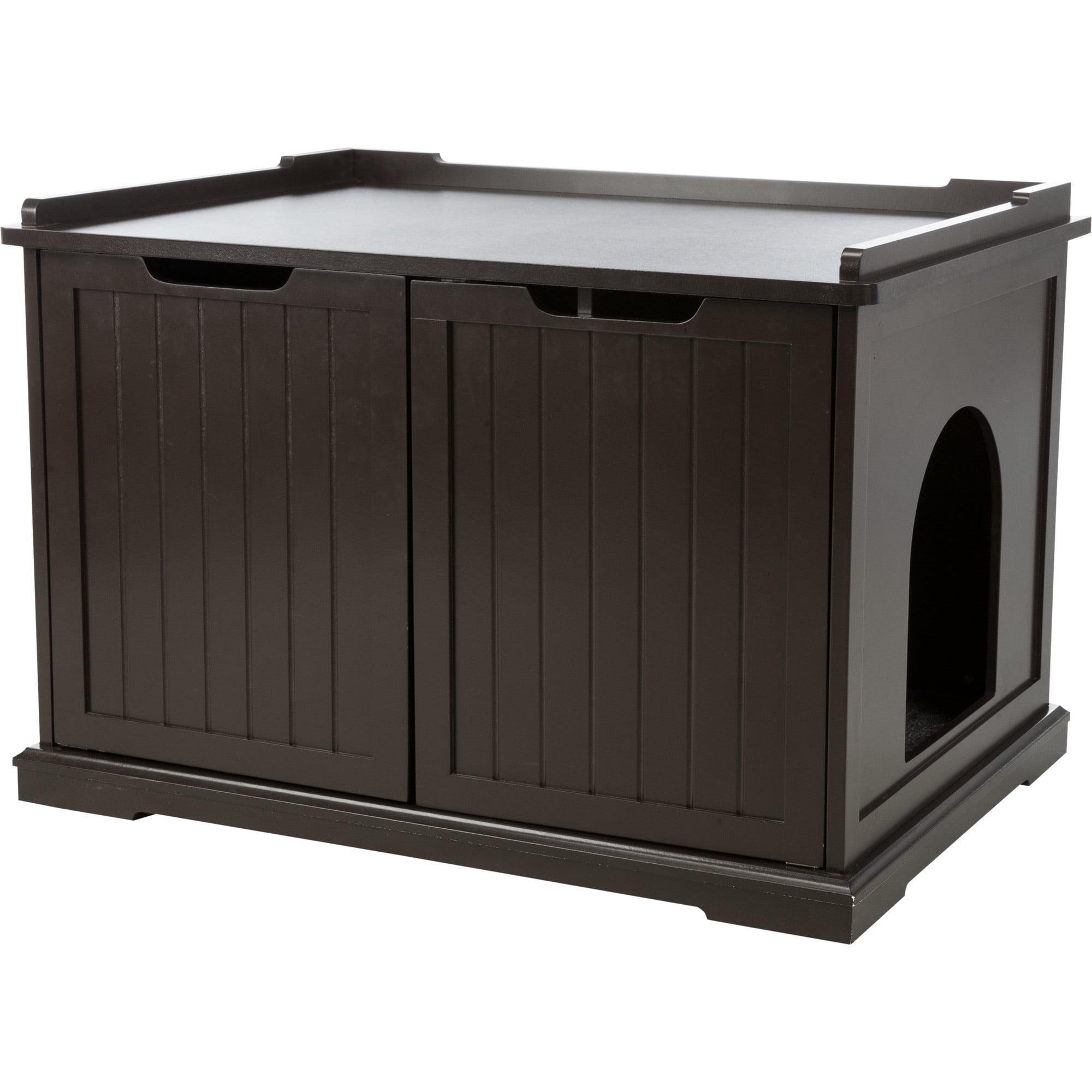 TRIXIE XL Furniture Style Litter Box Enclosure and Pet Home, Hidden Cat Litter Box