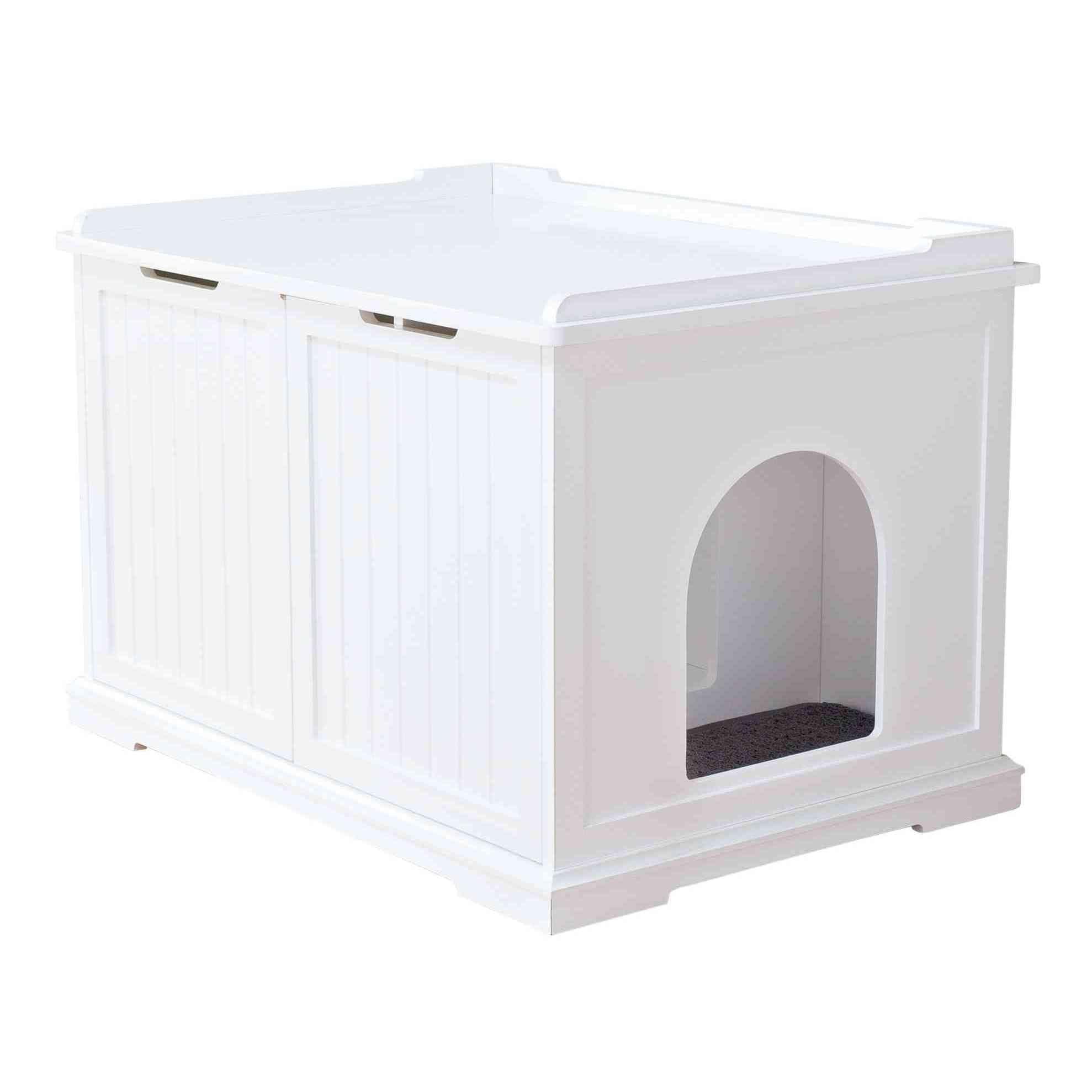 TRIXIE TRIXIE XL Furniture Style Litter Box Enclosure and Pet Home, Hidden Cat Litter Box