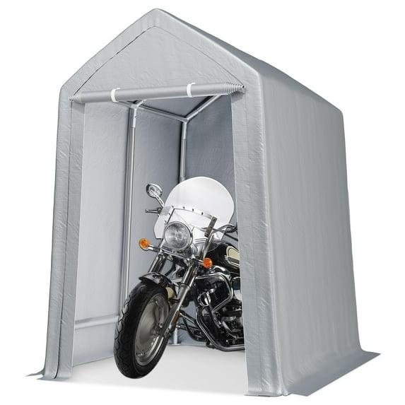 babevy Durable Canopy Carport With Storage Shed - Roll-Up Zipper Door in , 103.92" H x 96" W x 168" D