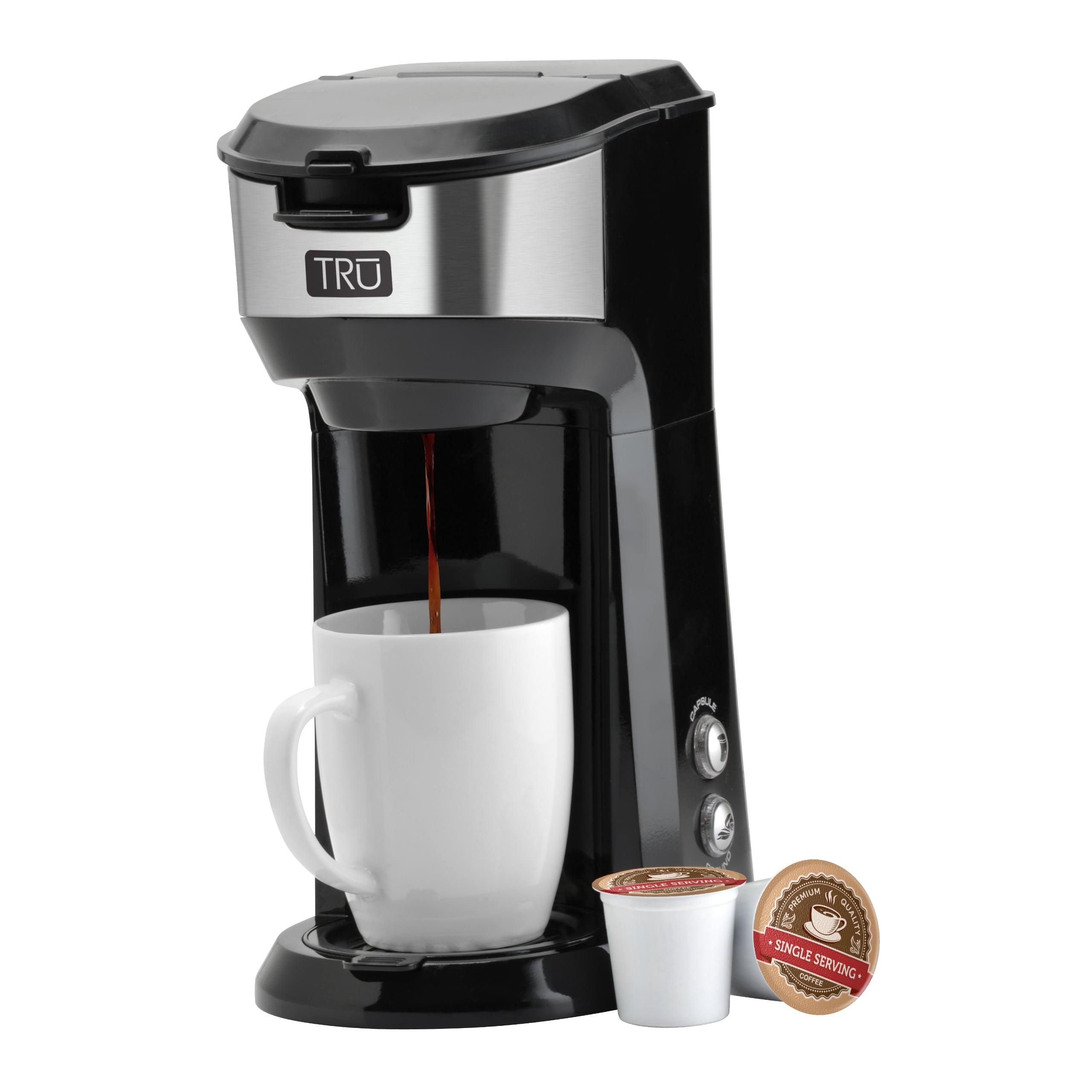 Black Single Serve Coffee Maker with Permanent Filter