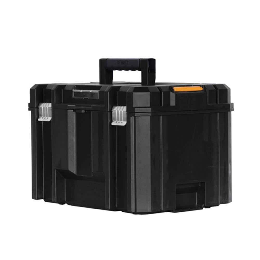 TSTAK VI 17 in. Stackable Deep Tool Storage Box