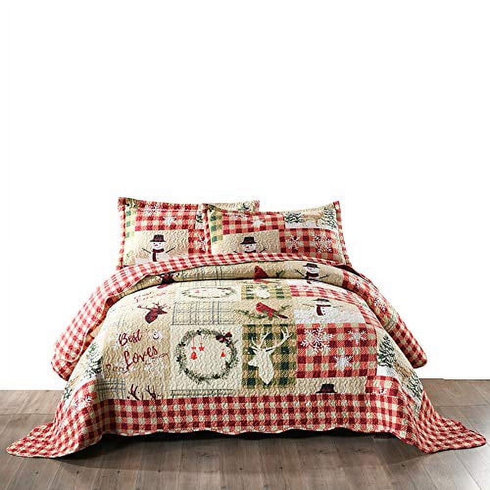 MarCielo Marcielo Lightweight All Season Reversible Comforter Quilt Set with Shams
