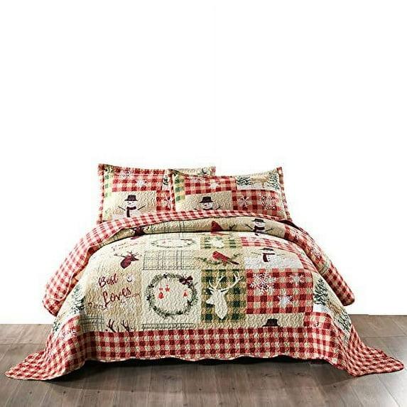 MarCielo Marcielo Lightweight All Season Reversible Comforter Quilt Set with Shams