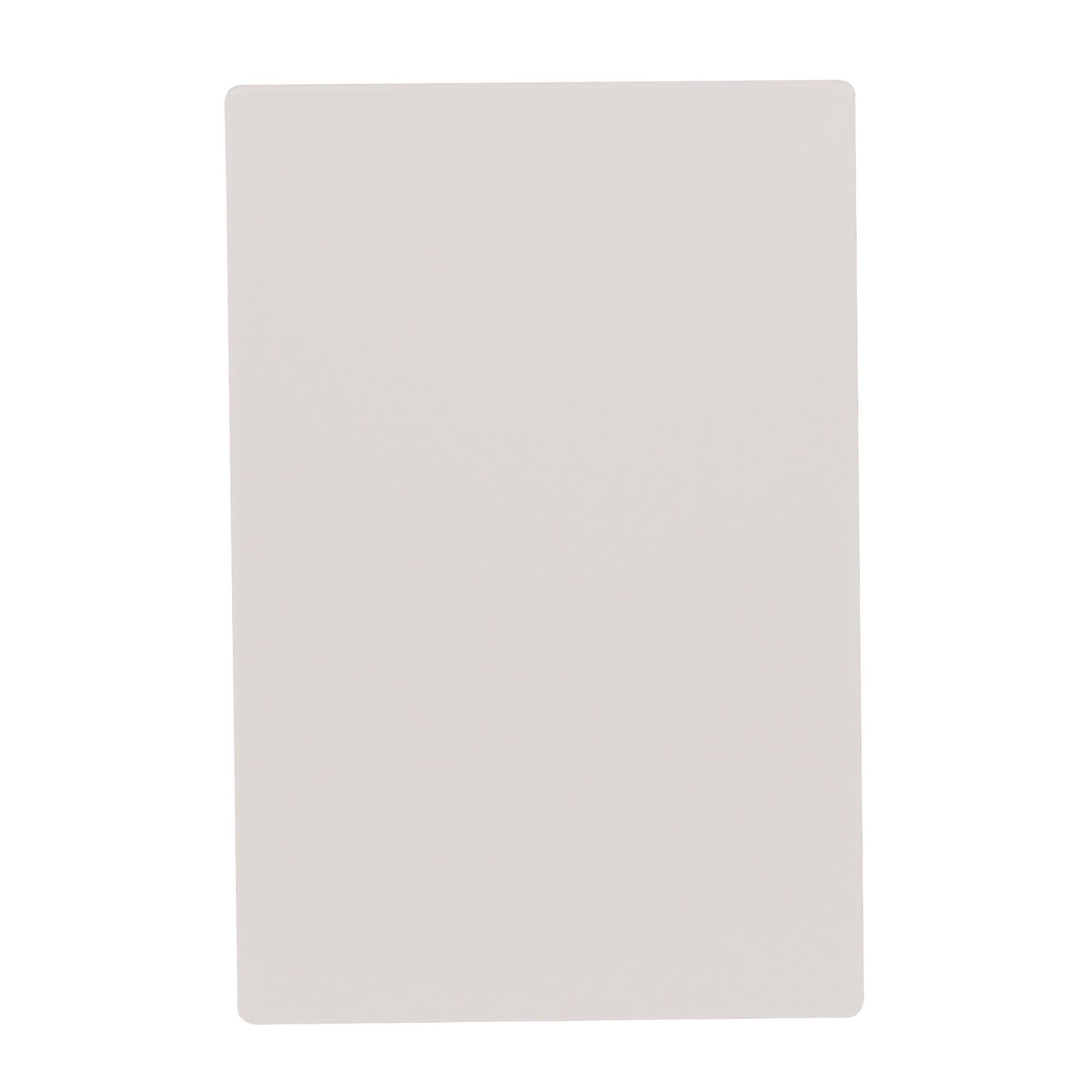 TableCraft CB1824WA White Polyethylene 18 x 24 Cutting Board"