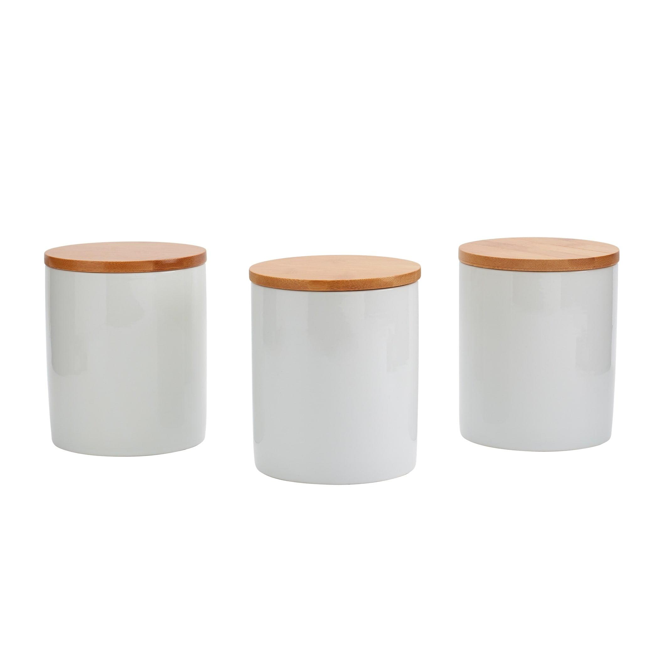 Ceramic / Porcelain Canister - Set of 3