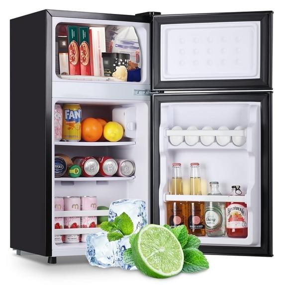DEMULLER Arcticfresh Storage Suite 2.4 Cubic Feet Freestanding Mini Fridge with Freezer