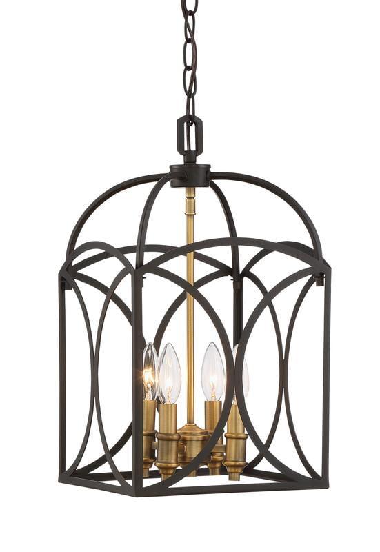 4 Light Small Foyer-Traditional Style with Bohemian and Transitional Inspirations-18 inches Tall By 10 inches Wide Bailey Street Home 159-Bel-2245790