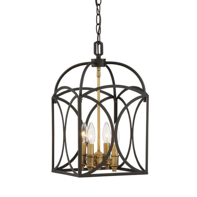 4 Light Small Foyer-Traditional Style with Bohemian and Transitional Inspirations-18 inches Tall By 10 inches Wide Bailey Street Home 159-Bel-2245790