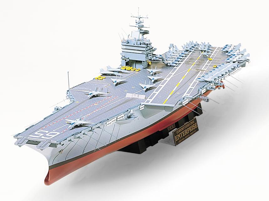 Tamiya TAM78007 0.0285 USS Enterprise Aircraft Carrier Plastic Model Kit