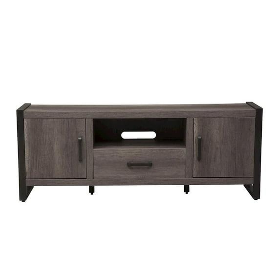 Tanners Creek Medium Gray Entertainment Center w Piers