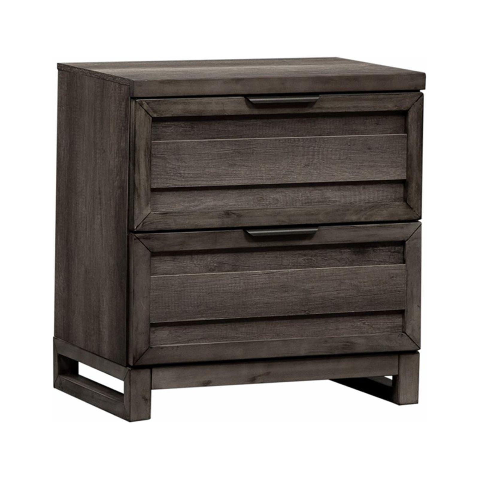 Tanners Creek Medium Gray Night Stand