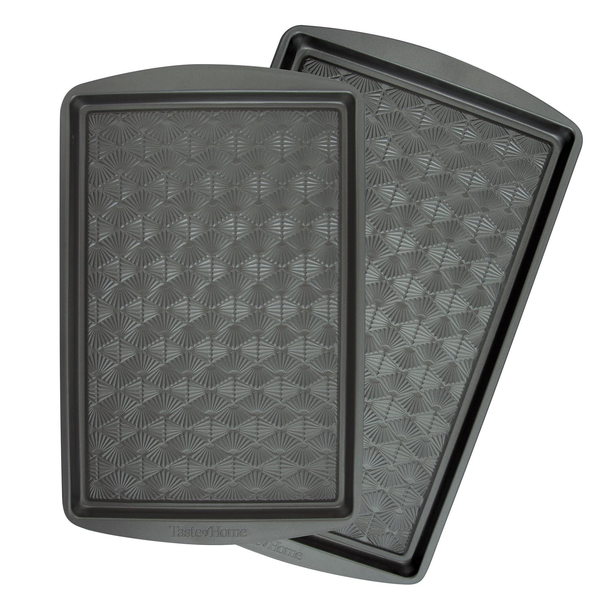 Ash Gray Non-Stick Metal Cookie Sheet Set