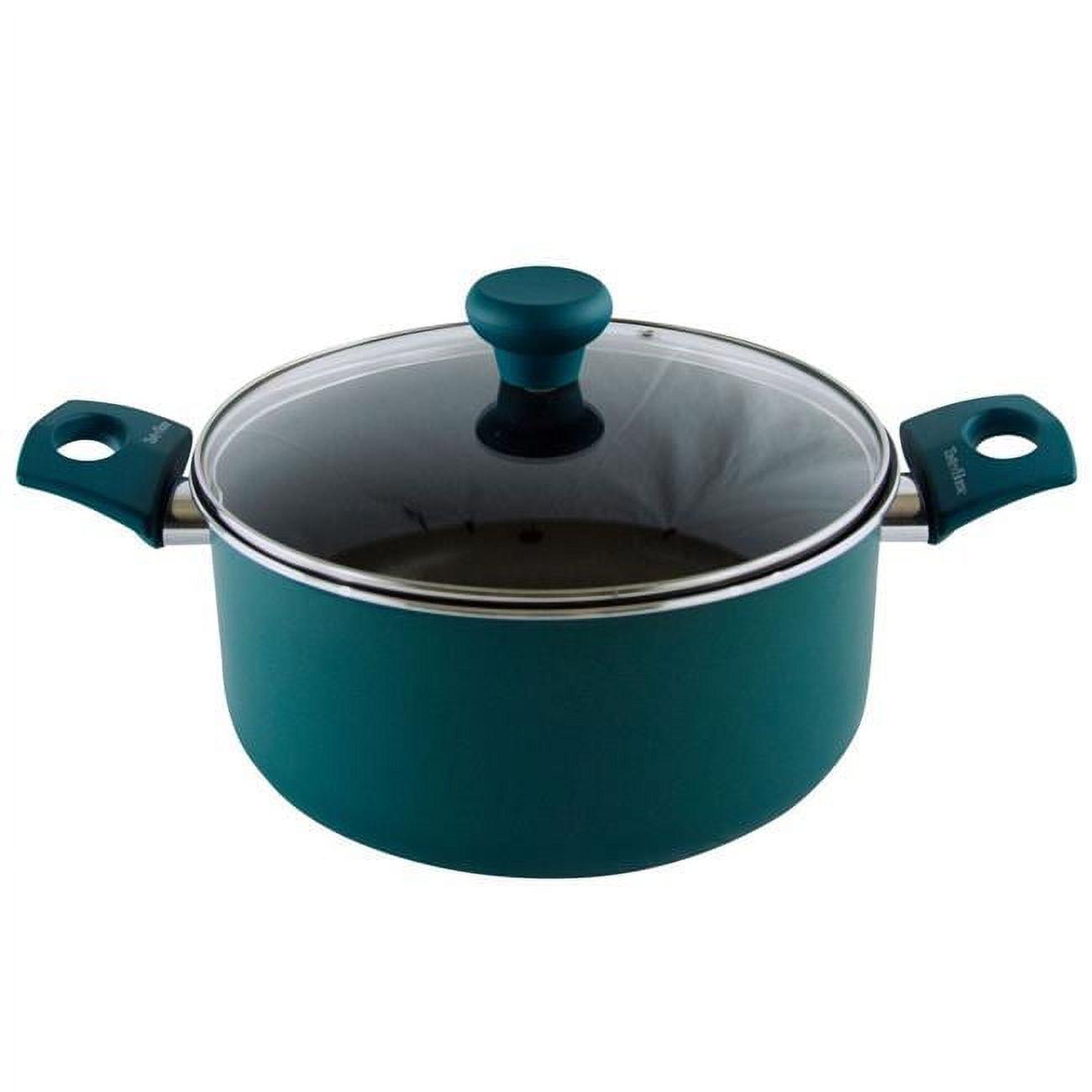 Sea Green 5-Qt Non-Stick Aluminum Dutch Oven with Lid