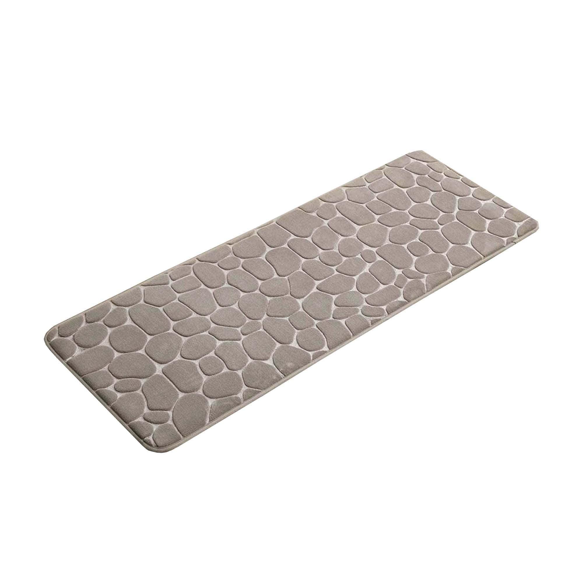 Evideco Pebble Runner Mat - Memory Foam - 48"L x 18"W for Kitchen, Bathroom and more & Reviews | Wayfair