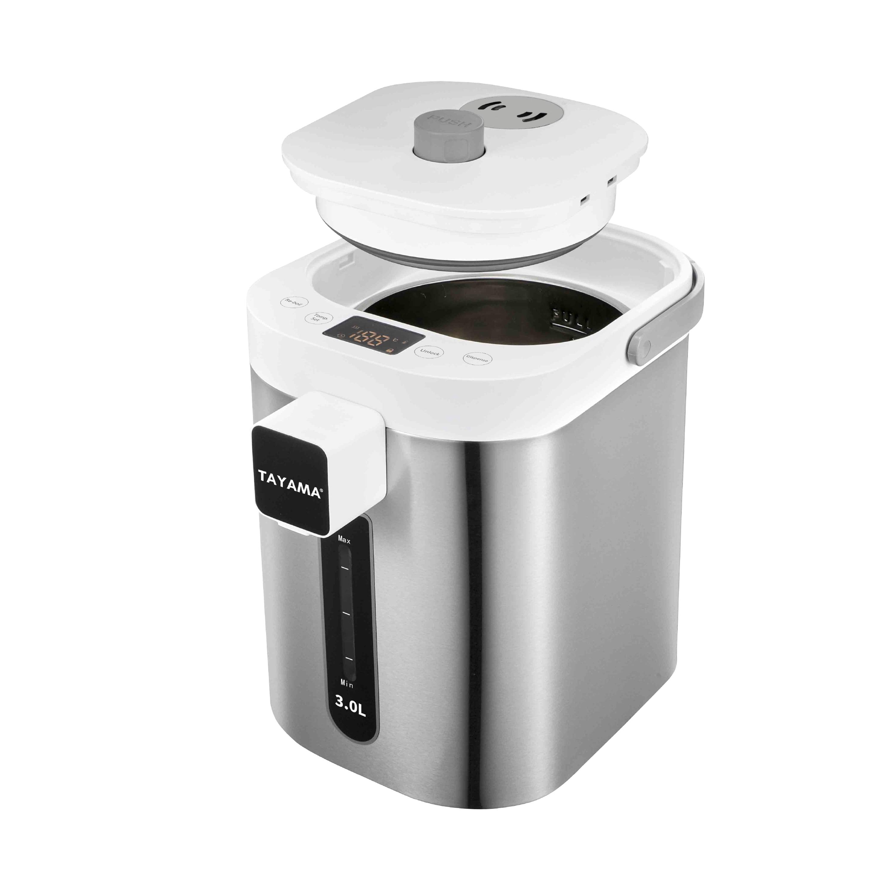 Tayama 13.5-Cup Stainless Steel Digital Instant Hot Water Boiler and Warmer