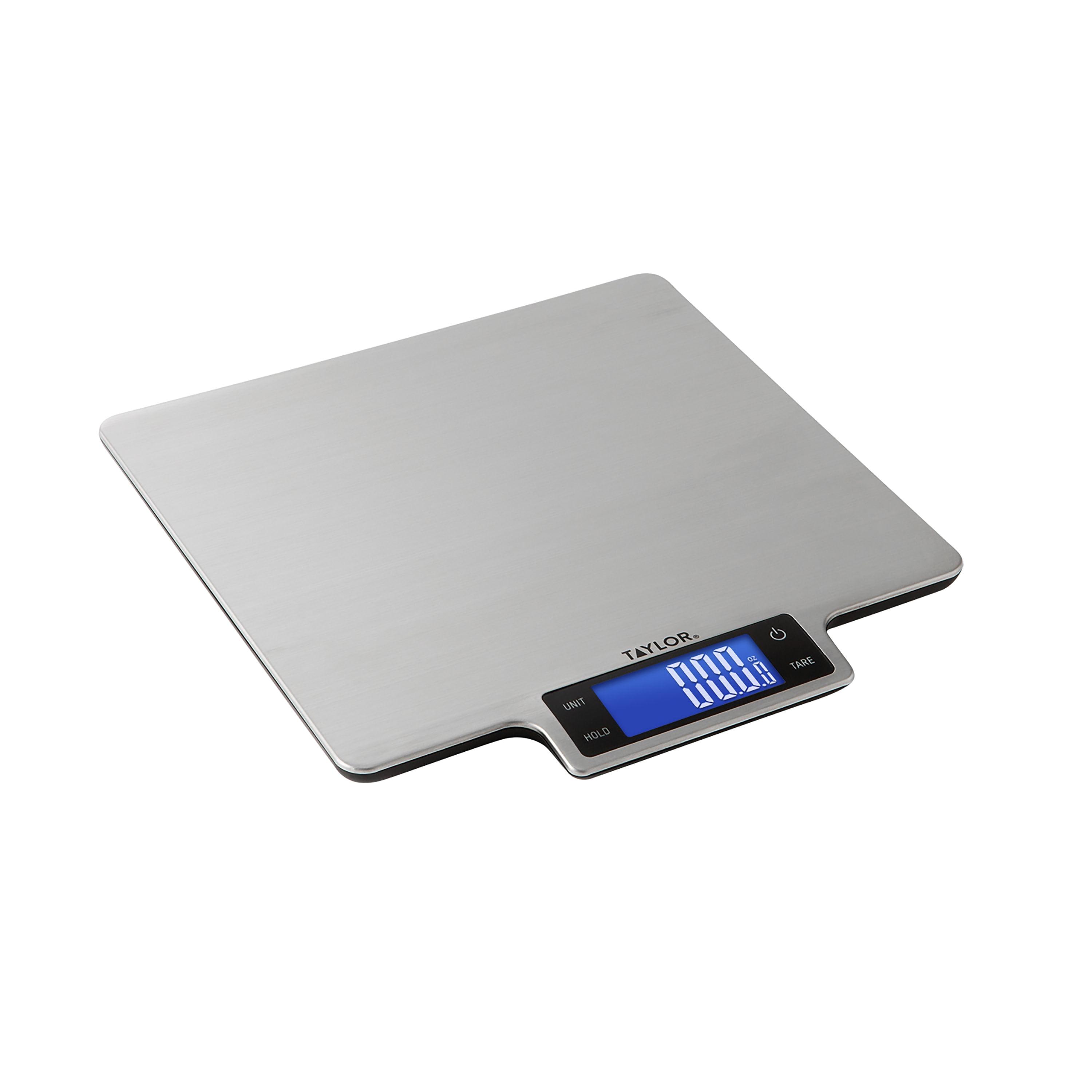 Taylor Taylor 22Lb Ultra-Precise Digital Stainless Steel Household Kitchen Scale, One, Silver