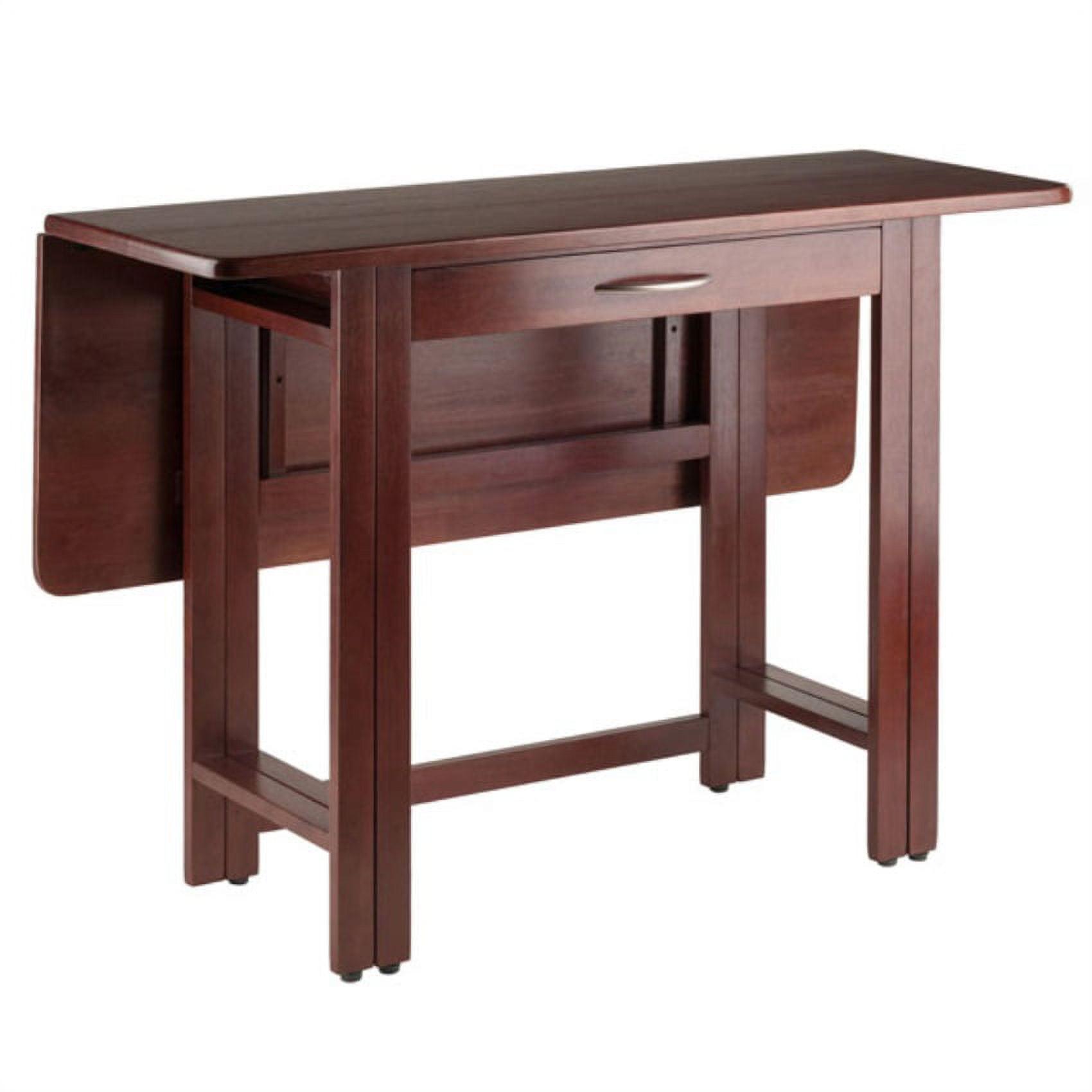 41.73'' Solid Wood Rectangular Folding Table