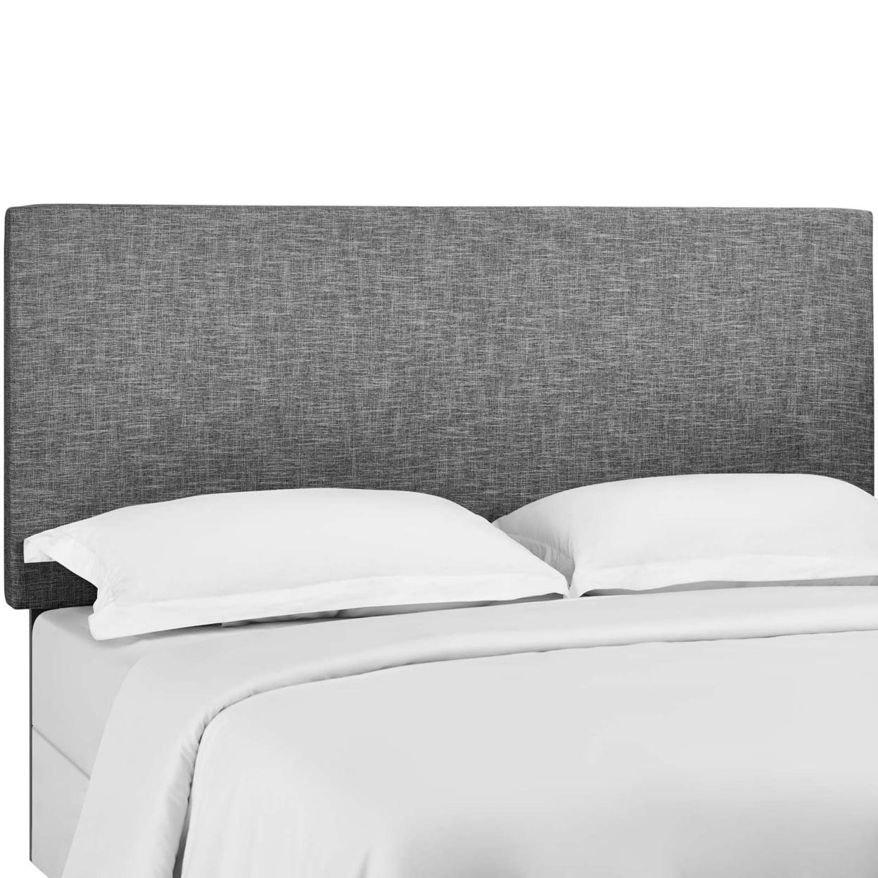 Carson Carrington Stryn Upholstered Linen Fabric Headboard by Modway