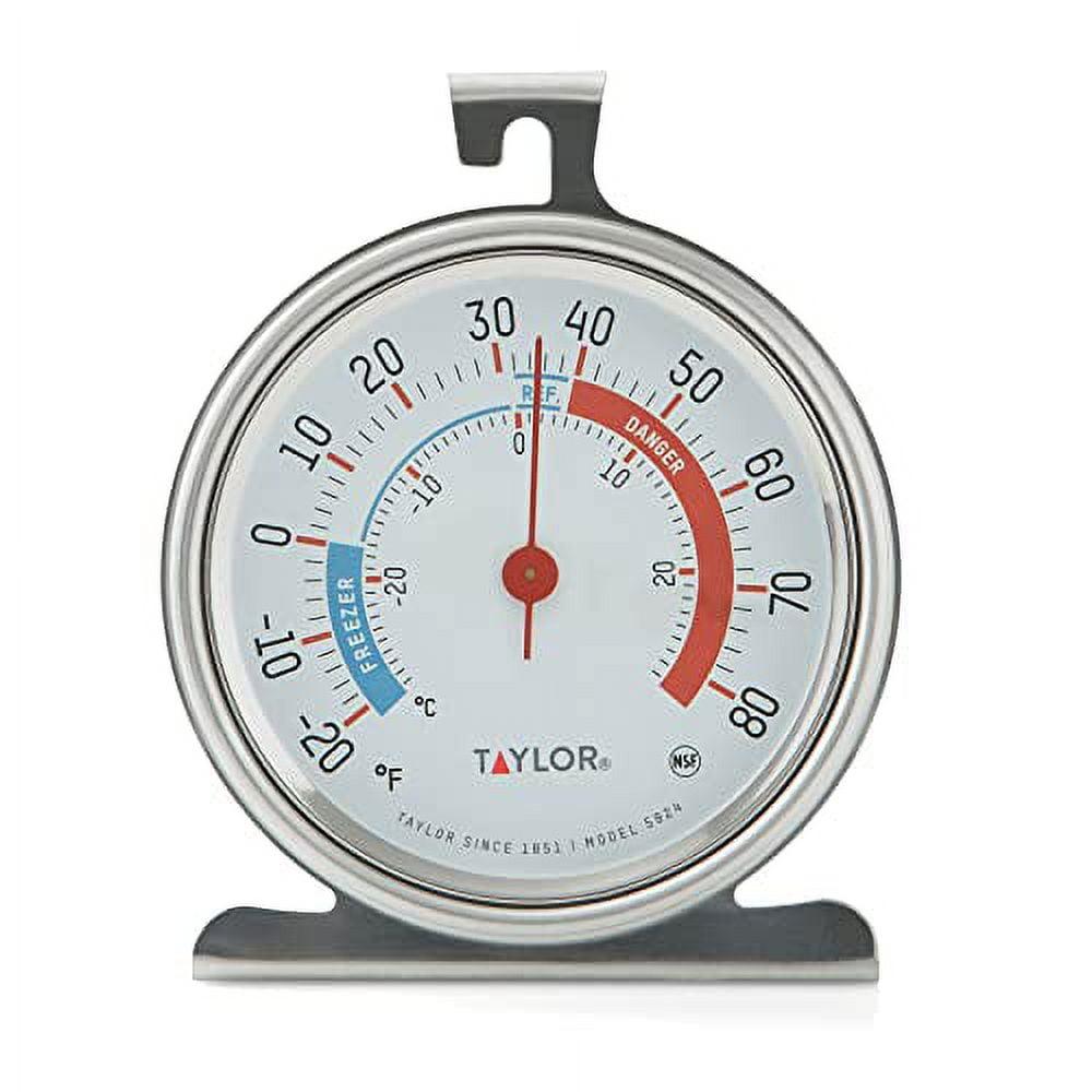 Taylor Instant Read Analog Freezer/Refrigerator Thermometer