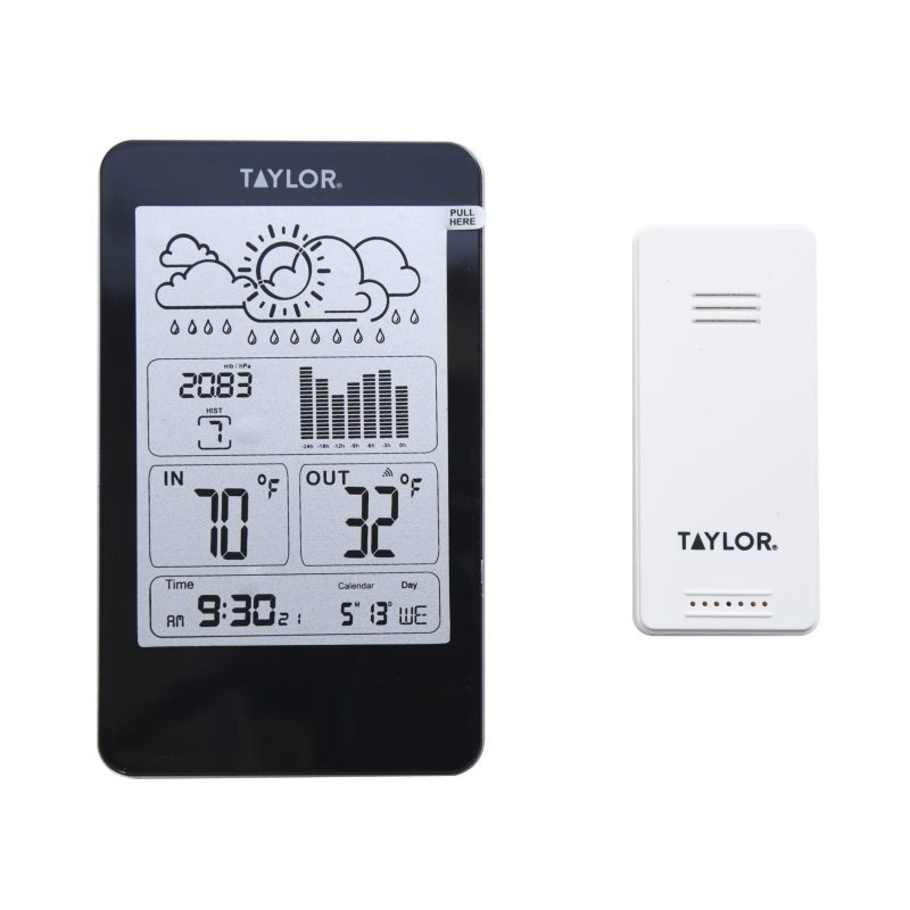 Taylor Taylor Digital Indoor/Outdoor Thermometer and Barometer with Wireless Remote