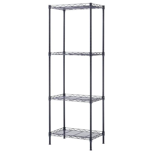 MDHAND 4-Tier Wire Shelving Unit Metal Storage Rack
