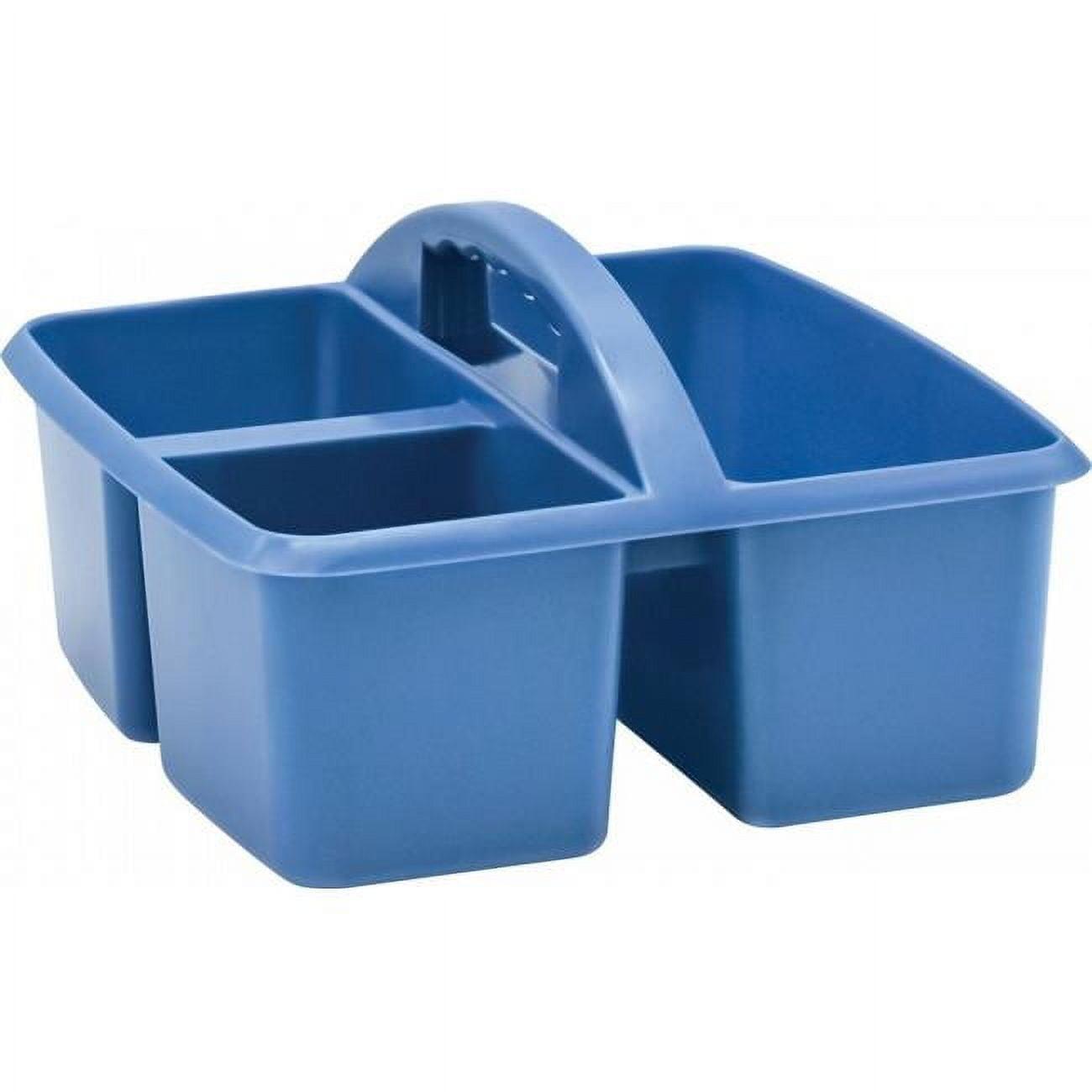 Teacher Created Resources Slate Blue Plastic Storage Caddy (Pack of 6)